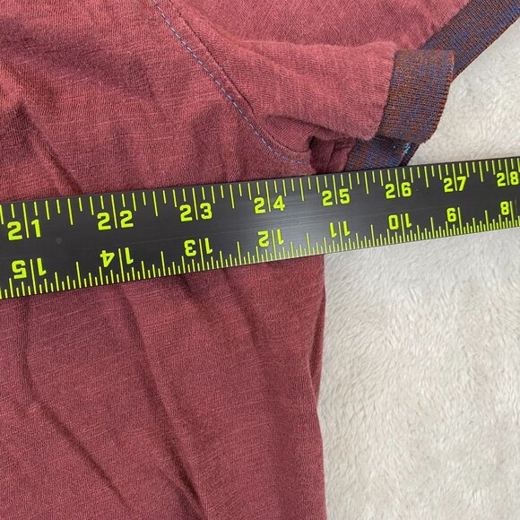 Cabon2Cobalt Mens Polo Shirt XXL Short Sleeve Casual Burgundy Classic Pullover - Picture 4 of 8